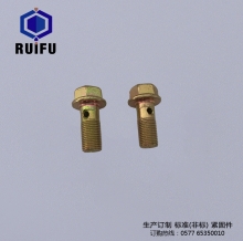 Flange bolts of drilling hole